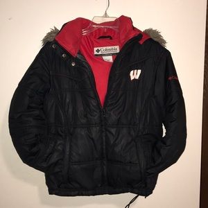 Women’s puffy jacket.